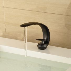 Oil Rubbed Bronze Finish Bathroom Basin Sink Faucet