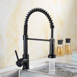 Black Pull Down Kitchen Faucet