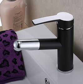 Pull Out Oil Rubbed Bronze Deck Mount Bathroom Basin Sink faucet