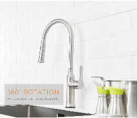 Smart Touch Inductive Kitchen Faucets Stainless Steel Single Handle Sink Mixer Tap
