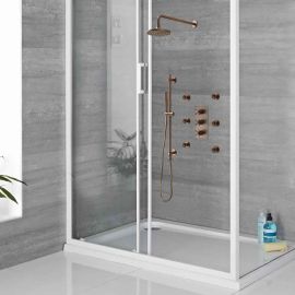oil rubbed bronze shower systems