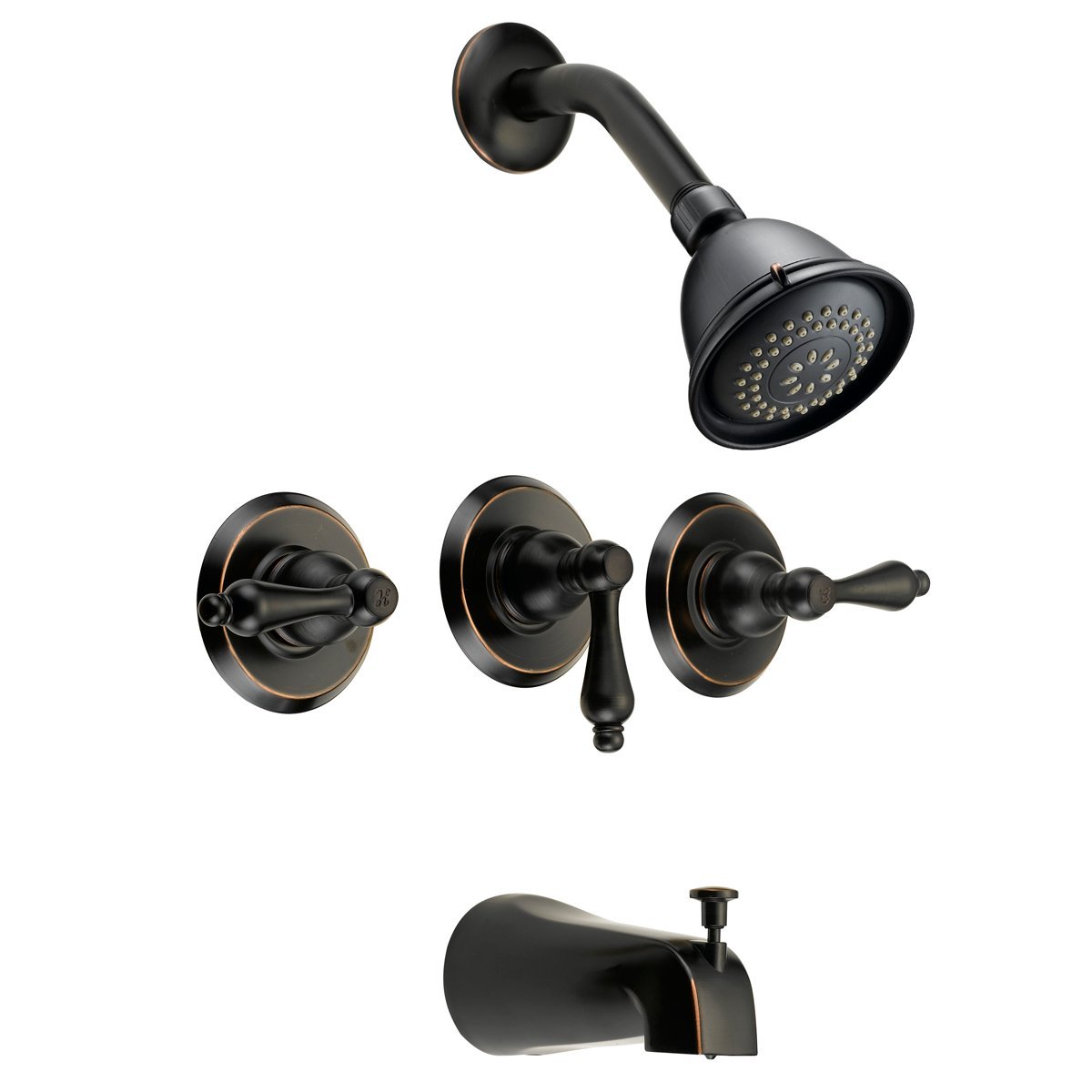 Designer Oil Rubbed Bronze Rain Shower Systems