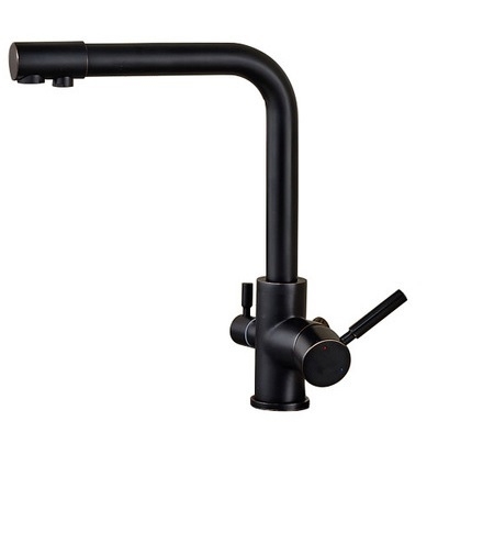 Dual Handle 360 Degree Rotation Purification Kitchen Sink Faucet