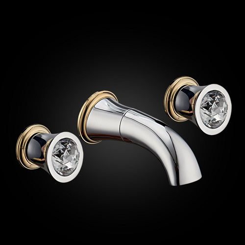 Dual Handles Brass Metered Faucets