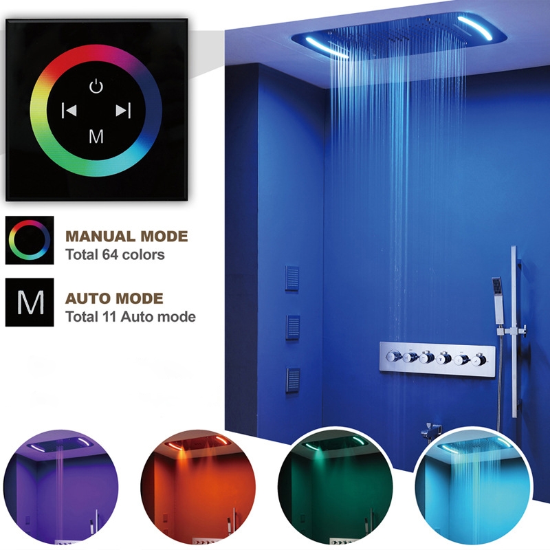Juno 7 Knob & Touch Screen Shower Set