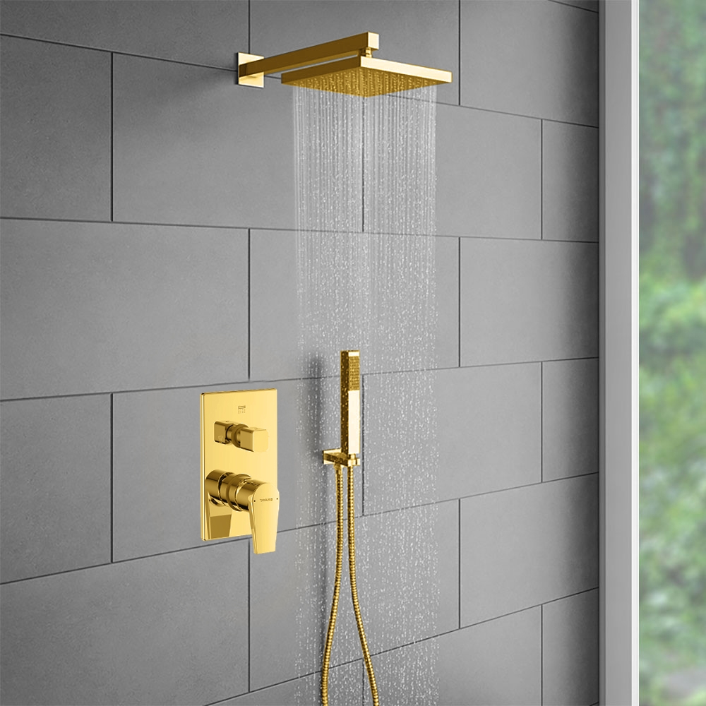 Gold Shower Head Wall Mount