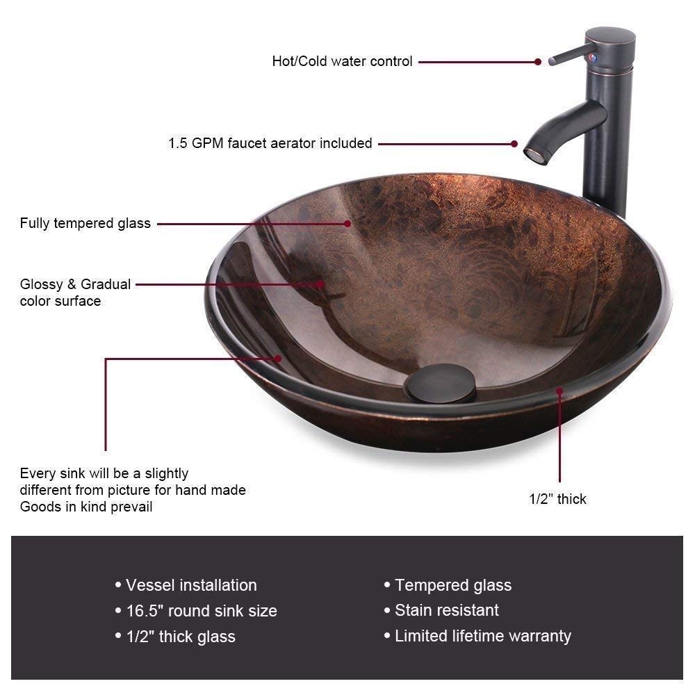 Juno Black Vessel Vanity Set Juno Black Vessel Vanity Set