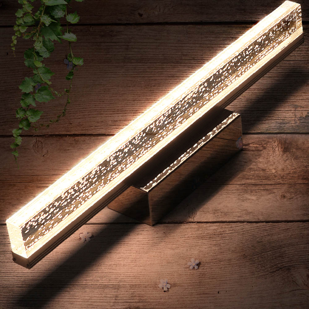 Juno Transparent Rectangle LED Mirror Light Wall Chandelier Lighting