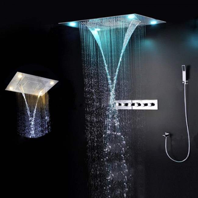 Luxury LED Rain Shower System