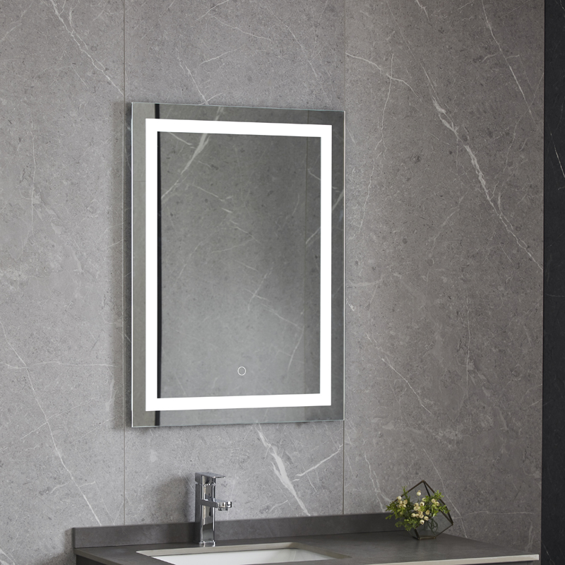 Juno Modern Rectangle Touch LED Bathroom Mirror