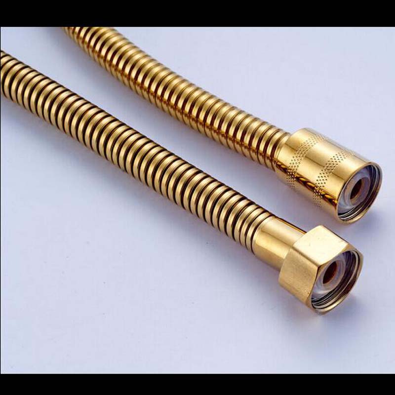 Nora Gold Finish 1/2 "Hose Connection Bathroom Shower Hose