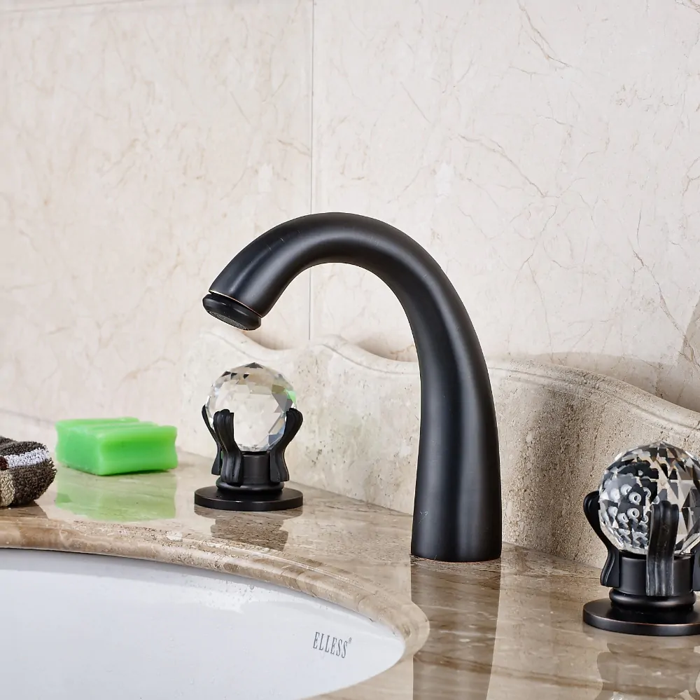 Juno Black bathroom faucets