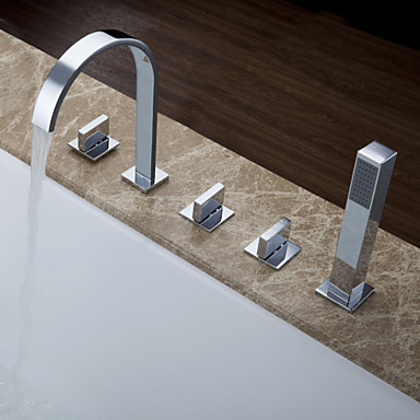 Palermo Square Spout Bathtub Mixer Faucet