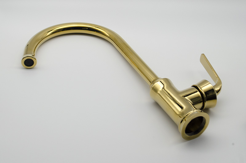 Gold Finish Kitchen Sink Faucet