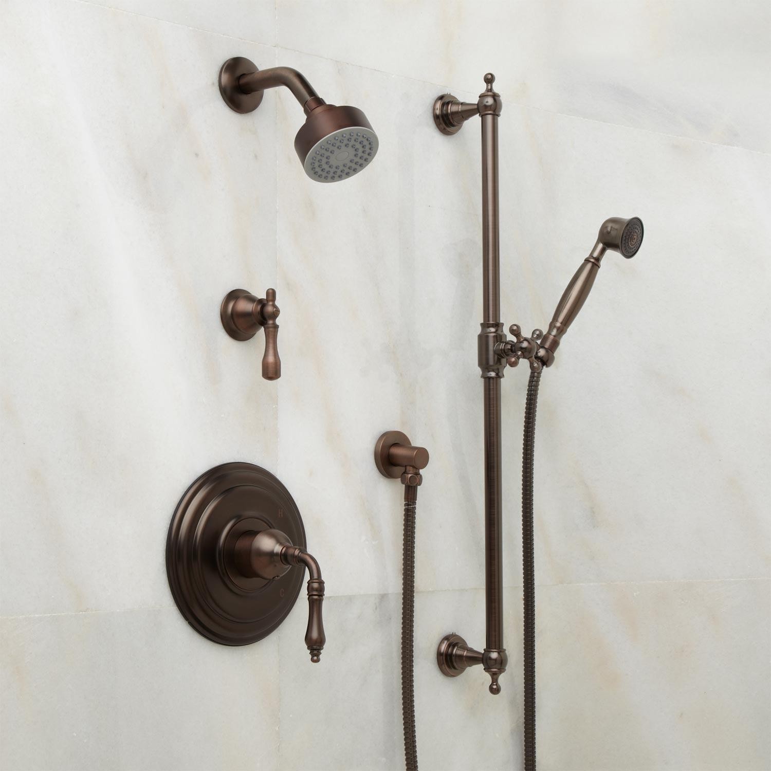 Shower Systems Oil Rubbed Bronze Chrome Finish