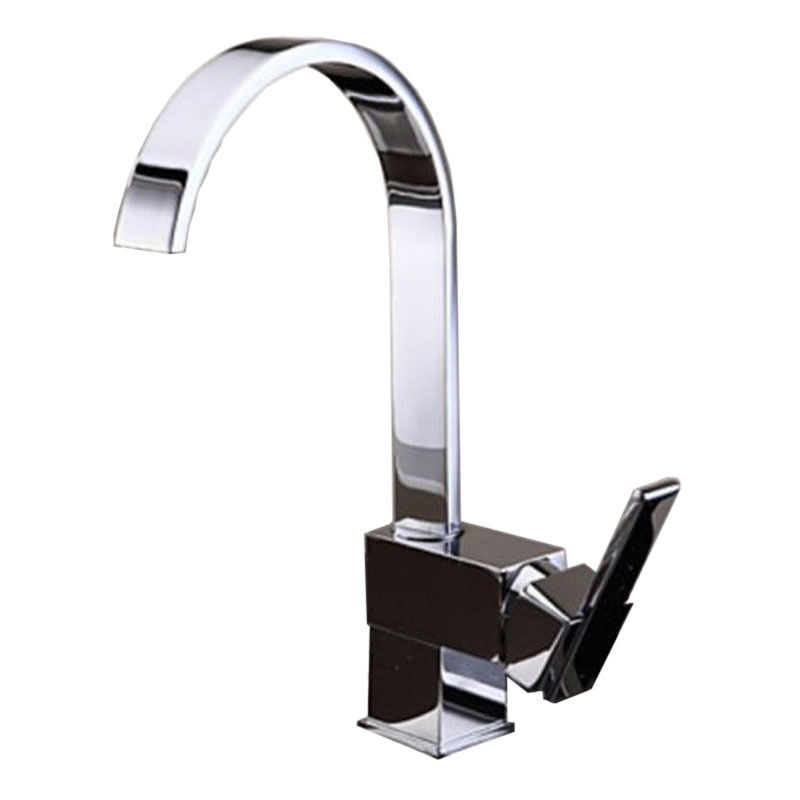 Single Handle Bathroom / Kitchen Waterfall Sink Faucet Chrome