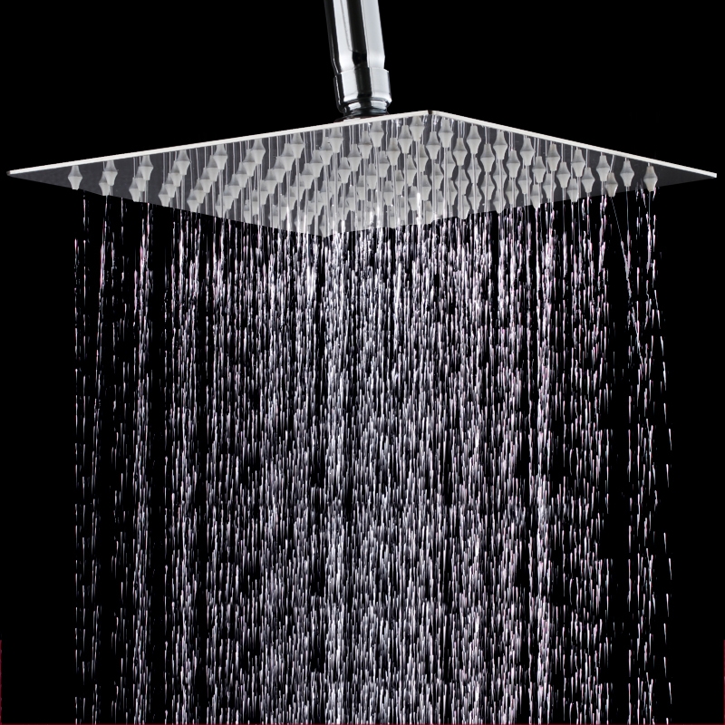 Square Wall Mounted Rainy Waterfall Shower Head