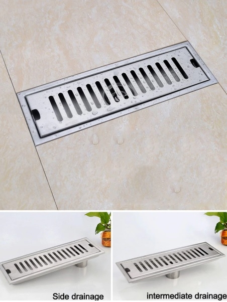 Stainless Steel Brushed Nickel Multiple Bathroom Drainage Cover