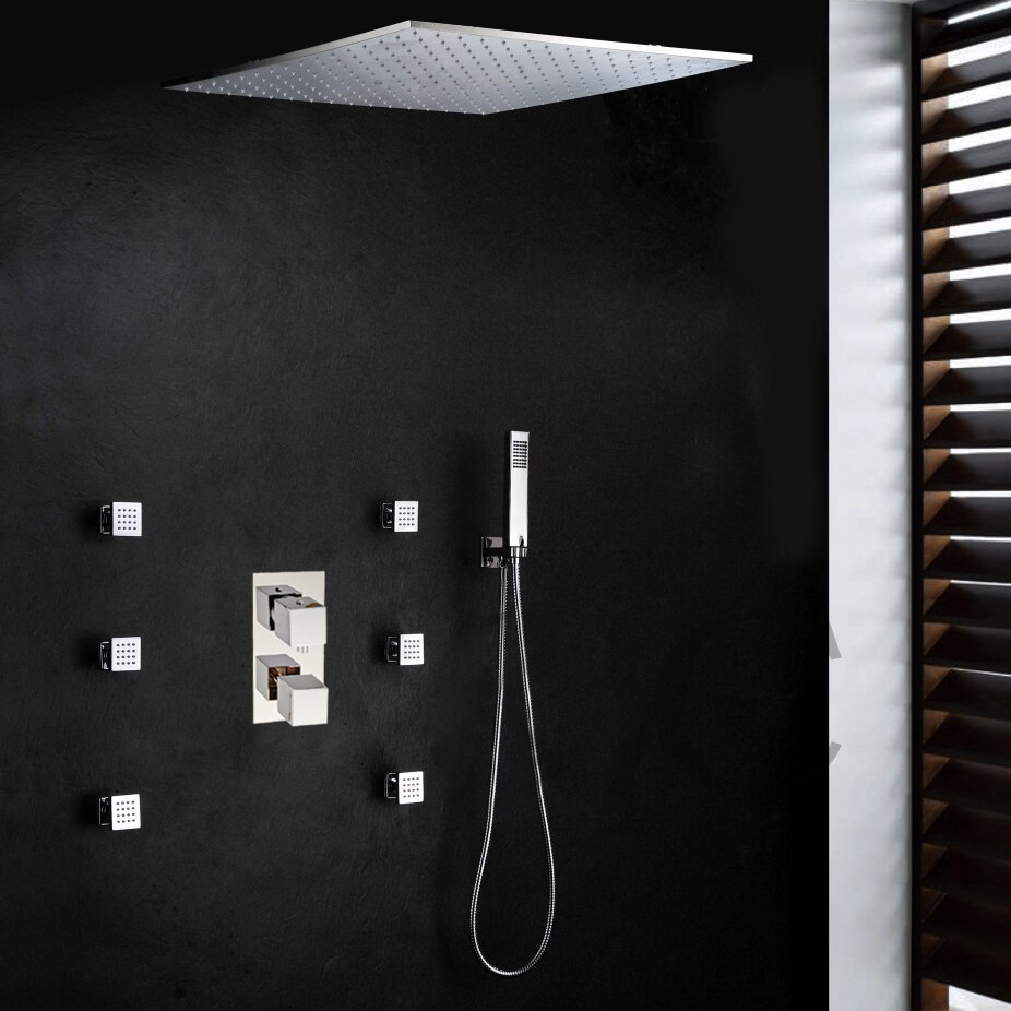 Recessed shower head
