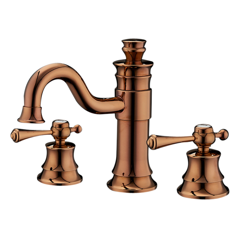 Vintage Gold Brass Hot & Cold Mixer Faucet