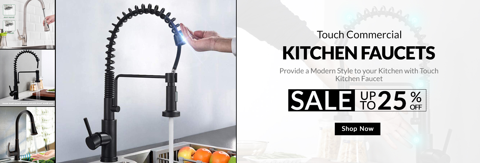 Commercial Touch Kitchen Faucet