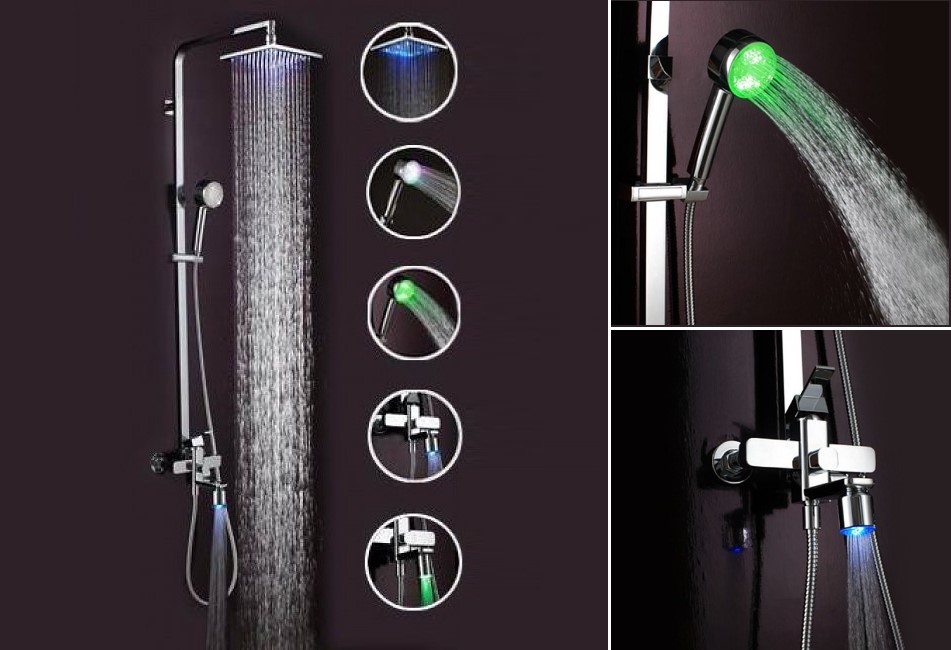 https://www.junoshowers.com/brass-finish-led-shower-set-led-shower-faucet-and-led-handshower.html
