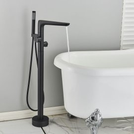 Black new matte bathroom bathtub faucet