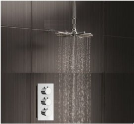 Neysa Waterfall Shower Set with Handheld Showers