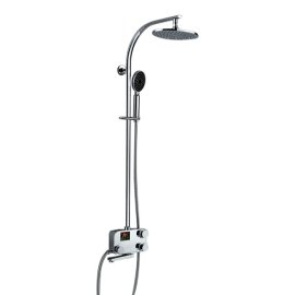 Juno Digital Bathroom Round Shower faucet Round Shower Head Set