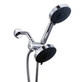 Dual Shower Head with Handheld Shower Set