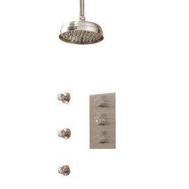 Juno Toulon 6 Rainfall Shower Thermostatic Shower System 