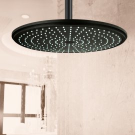Juno 16 Oil Rubbed Bronze Round Color Changing LED Rain Shower Head