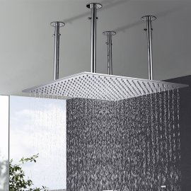 Juno Juno 20 Stainless Steel Color Changing LED Rain Shower Head