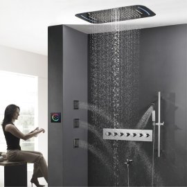 Juno 7 Knob & Touch Screen Shower Set