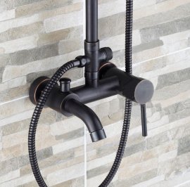 Juno New Design Oil Rubbed Bronze Rain Shower Set