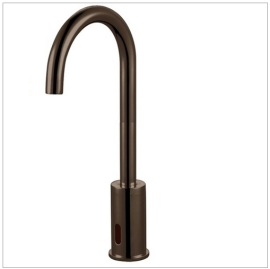 Long Neck Waterfall Motion Sensor Automatic Touchless Faucet in Oil Rubbed Bronze
