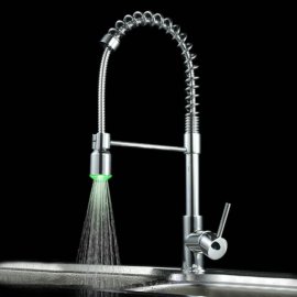 Pull-out LED Kitchen Sink Faucet