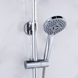 Rain-Fall Shower Head Set with Handheld Shower