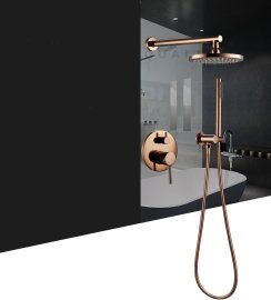 Juno Rose Gold Shower Head