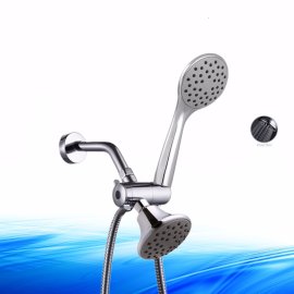 Chrome 3-Way Bathroom Head & Handheld Rainfall Shower  