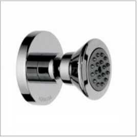 Chrome Finish Solid Brass Square Body Shower Jets