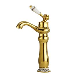 Juno Vessel Sink Faucet in Gold Faucet