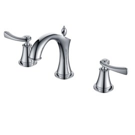 Solid Brass Luxurious 8 inch widespread Bathroom Faucet Lavatory Wash Basin Mixer Tap