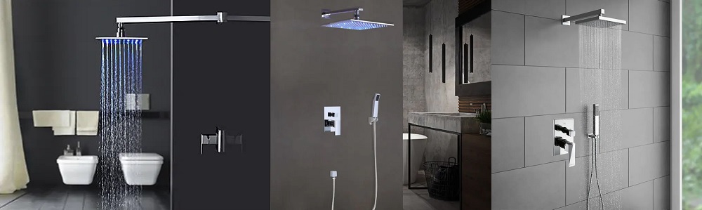 Commercial shower head for rest room